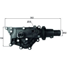 Mahle | Thermostat, Kühlmittel | TH 59 83