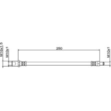 Metzger | Bremsschlauch | 4111496