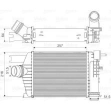 Valeo | Ladeluftkühler | 818343