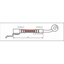 Metzger | Bremsschlauch | 4113523