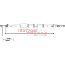 Metzger | Seilzug, Feststellbremse | 1651.22