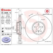 Brembo | Bremsscheibe | 09.D896.13