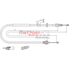 Metzger | Seilzug, Feststellbremse | 11.5495