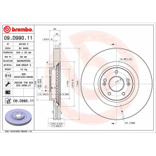 Brembo | Bremsscheibe | 09.D990.11