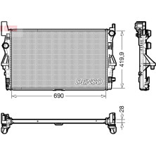 Denso | Kühler, Motorkühlung | DRM17113