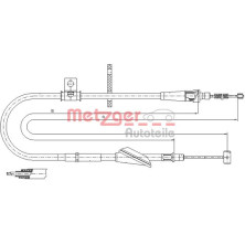 Metzger | Seilzug, Feststellbremse | 11.5745