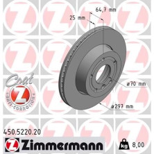 Zimmermann | Bremsscheibe | 450.5220.20