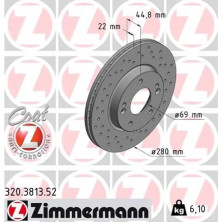 Zimmermann | Bremsscheibe | 320.3813.52