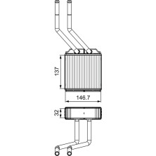 Valeo | Wärmetauscher, Innenraumheizung | 811520