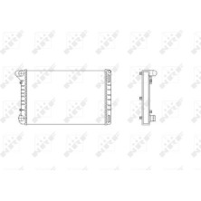 NRF | Kühler, Motorkühlung | 53665