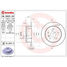 Brembo | Bremsscheibe | 08.5625.21