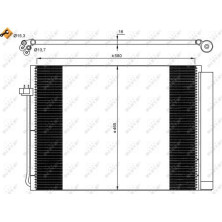 NRF | Kondensator, Klimaanlage | 35906