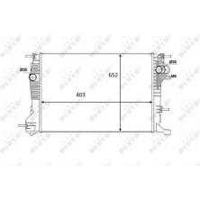 NRF | Kühler, Motorkühlung | 58488