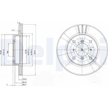 Delphi | Bremsscheibe | BG2583