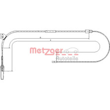 Metzger | Seilzug, Feststellbremse | 10.9331