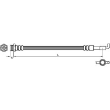 Metzger | Bremsschlauch | 4110880