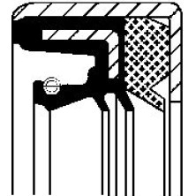 Corteco | Dichtring, Achsschenkel | 12019185B