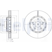 Delphi | Bremsscheibe | BG4276