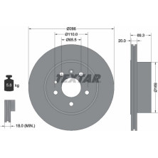 Textar | Bremsscheibe | 92144900