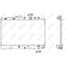 NRF | Kühler, Motorkühlung | 53286