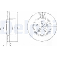 Delphi | Bremsscheibe | BG4000