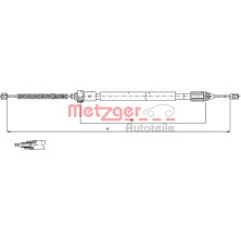 Metzger | Seilzug, Feststellbremse | 11.6598