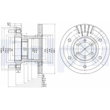 Delphi | Bremsscheibe | BG9453