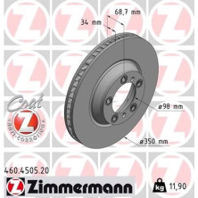 Zimmermann | Bremsscheibe | 460.4505.20