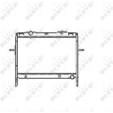 NRF | Kühler, Motorkühlung | 53370