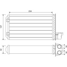 Valeo | Wärmetauscher, Innenraumheizung | 883965