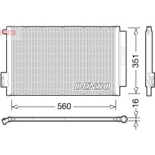 Denso | Kondensator, Klimaanlage | DCN09043