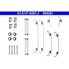 ATE | Zubehörsatz, Bremsbacken | 03.0137-9281.2
