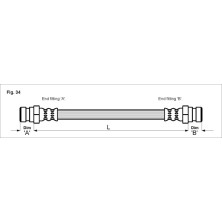 Metzger | Bremsschlauch | 4110339