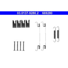 ATE | Zubehörsatz, Bremsbacken | 03.0137-9280.2
