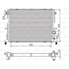 Valeo | Kühler, Motorkühlung | 701545