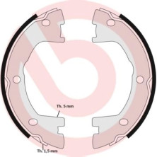 Brembo | Bremsbackensatz, Feststellbremse | S A6 506