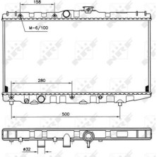 NRF | Kühler, Motorkühlung | 507581