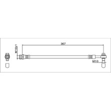 Metzger | Bremsschlauch | 4112041