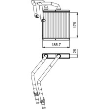 Valeo | Wärmetauscher, Innenraumheizung | 811544