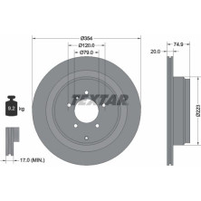 Textar | Bremsscheibe | 92175503