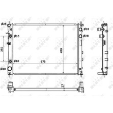 NRF | Kühler, Motorkühlung | 53887