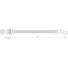 Metzger | Bremsschlauch | 4111032