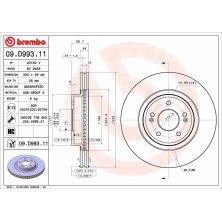 Brembo | Bremsscheibe | 09.D993.11