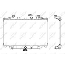 NRF | Kühler, Motorkühlung | 58416