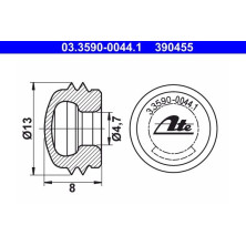 ATE | Verschluss-/Schutzkappe | 03.3590-0044.1