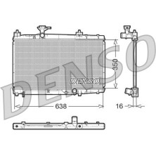 Denso | Kühler, Motorkühlung | DRM50007