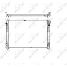 NRF | Kühler, Motorkühlung | 55444
