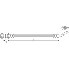 Metzger | Bremsschlauch | 4111511