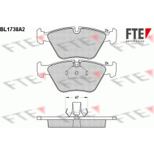 FTE | Bremsbelagsatz, Scheibenbremse | 9010322