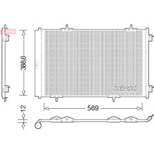 Denso | Kondensator, Klimaanlage | DCN21030